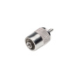 11320 PL 259 UHF cable connector, straight for RG-213, Male, UHF