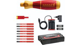 41912, Набор: электрическая отвертка; Кол-во шт:9; Серия: speedE; IP67, Wiha