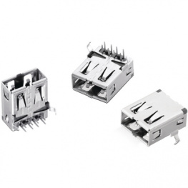614108247221, Connector reversible, 8, USB 2.0 A, WURTH Elektronik