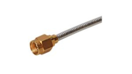 11 SMA-50-3-100/111 NE, RF Connector, SMA, Beryllium Copper, Plug, Straight, 50Ohm, Soldering Terminal, Huber+Suhner