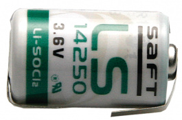 LS17500CNR, Lithium battery 3.6 V 3.6 Ah, Saft