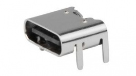 217175-0001, USB Connector, USB-C 2.0 Receptacle, Right Angle, 6 Poles, Molex