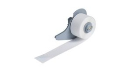 153033, BMP71 BradyGrip Print-On Hook Material, Polyester, 25.4mm x 6.1m, White, Brady