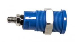 BU-P72930-6, Banana Plug, Blue, 36A, 1kV, Gold, MUELLER