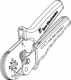 7-1579014-0, Hand Tool For Wire Ferrules, TE Connectivity
