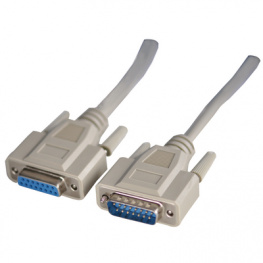 PB-318-10, D-sub cable DB15-Plug DB15-Socket 3 m, Maxxtro