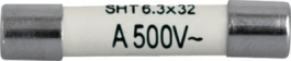 8020.5015, Fuse 6.3 x 32 mm: 2.5 A slow-blow,SHT, Schurter