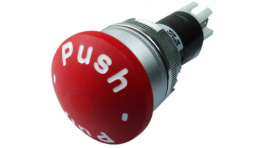 B1E05-H620R-F11, Emergency stop push-button, 1NO+1NC, IP65, DECA SWITCHLAB