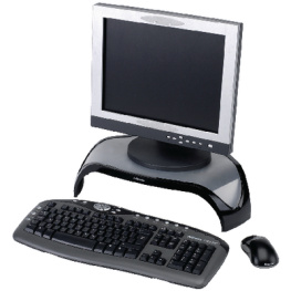 8020101, Monitor stand Black / Silver, Fellowes