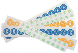 PRP-08-10-BL-14 [20 шт], Test Stickers Blue 2014, Marking