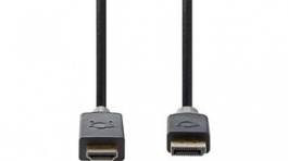 CCBP37100AT20, DisplayPort - HDMI Cable DisplayPort Male - HDMI Plug 2m, Nedis (HQ)