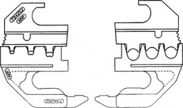 734252, Crimping dies, TE Connectivity