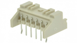 S06B-XASK-1(LF)(SN), PCB pin header 2.5 mm Pole no. 6Single row/90°/with shroud/with a hook XA, JST