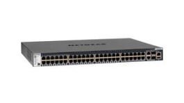 GSM4352S-100NES, Ethernet Switch, RJ45 Ports 48, Fibre Ports 2 SFP+, 10Gbps, Layer 3 Managed, NETGEAR