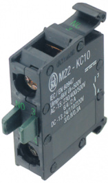 M22-KC01, Контактная группа; NC; 6A/230ВAC; 3A/24ВDC; 22мм; -25?70°C, Eaton