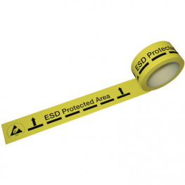 12S3100, ESD Marking Tape Yellow / Black 50 mmx33 m, Statech
