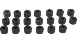RND 455-00577 [20 шт], Rubber Feet&nbsp;&nbsp;diam. 16 mm x 8 mm Black, RND Components