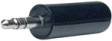 MP-013LC Jack plug diam.3.5 mm black 3 poles