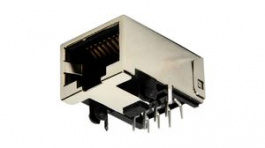 44661-0001, Гнездо; RJ45; PIN:8; Кат:5,5e; экранированный, с низкми профилем, Molex