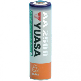 DHA2500AAC, NiMH rechargeable battery HR6/AA 1.2 V 2300 mAh, Yuasa