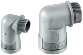SVWD-P213GT, Угловой разъем 90°; Резьба: PG,внешняя; Oрукава: 23мм; полиамид 6, PMA AG (Cable protection)