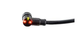 LAD-05BFFM-QR8D05, Single Pair Ethernet Cable Assembly, M8 X-LOK Angled Socket - Bare Ends, 5 Conductors, 5m, ALTW Technology