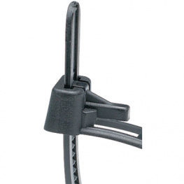 HV-300BK [100 шт], Cable tie black 300 mmx8 mm PU=100p., Kai Suh Suh (KSS)