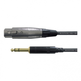 CFM 6 FV, Audio cable 6.3 mm - XLR m - f 6 m Black, Cordial