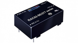 RAC02-3.3SE/277, PCB Mount Converters 2 W 3.3 VDC, RECOM