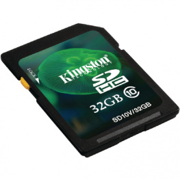 SD10V/32GB, SDHC card 32 GB, Kingston