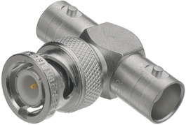 51S301-K00N4, T-Adapter BNC 2xfemale/1xmale 50 Ohm, Rosenberger connectors