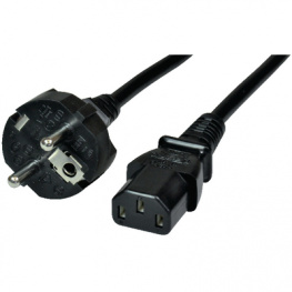 SP-224-06, Device cable earthing contact 1.8 m black, Maxxtro