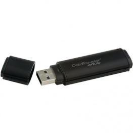 DT4000/16GB, USB Flash Drive DataTraveler 4000 16 GB black, Kingston
