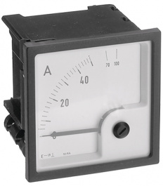 GTS 0102 0-15(30A), Analogue Display 72 x 72 mm 0...15/30 AAC, Weigel