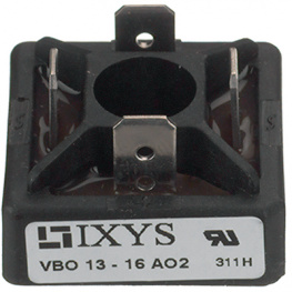 VBO20-16AO2, Однофазный выпрямительный мост; Urmax: 1,6кВ; If: 31А; Ifsm: 300А, IXYS