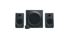 980-001201, Speaker System, Z333, 2.1, 40W, 80W, Black, Logitech