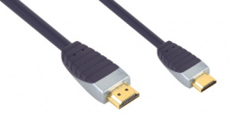 SVL1501, HDMI cable 1 m Black, Bandridge
