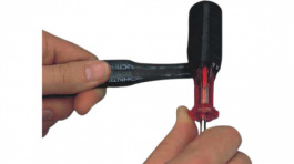 41-116-6001, Polymerizing Tape black 9.1 mm x19 mm, Eurostat