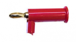 BU-P2945-2, Banana Plug, Red, 5A, 1kV, Gold, MUELLER