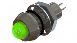 514-114-04, LED Indicator, green, 2.2 VDC, 20 mA, Marl