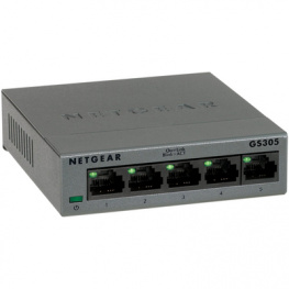 GS305-100PES, Switch 5x 10/100/1000 - Desktop, NETGEAR
