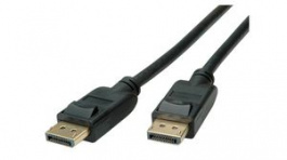 11.44.5813, Video Cable, Green, DisplayPort Plug - DisplayPort Plug, 7680 x 4320, 5m, Roline