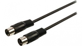 CAGP20000BK10, DIN Audio Cable DIN 5-Pin Plug - DIN 5-Pin Plug 1m, Nedis (HQ)
