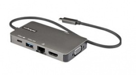 DKT30CHVPD2, USB-C Docking Station HDMI/RJ45/USB 3.0 Type-A/USB 3.0 Type-C/VGA, StarTech