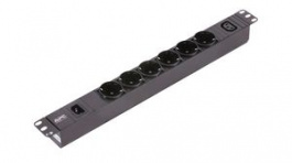 EPDU1010B-SCH, Power Distribution Unit 6x DE Type F (CEE 7/3) Socket - IEC 60320 C14 Plug, APC