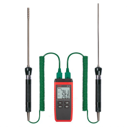 CT-12+TR-10A+TR-10W с поверкой, Термометр RGK CT-12 с зондом температуры воздуха TR-10A и погружным зондом температуры TR-10W с поверкой, RGK