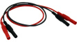 TA308 Shrouded 4 mm to 4 mm lead 0.5m, black