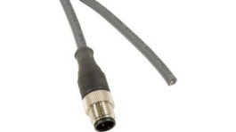 DR0500106 SL357, Соединительный кабель; M12; PIN: 5; прямой; 3м; вилка; 63ВAC; 2,5А, Alpha Wire