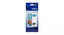 LC424C, Ink Cartridge, Cyan, 750 Sheets, Brother