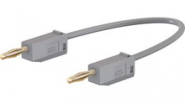 28.0039-03028, Test Lead 300mm Grey 30V Gold-Plated, Staubli (former Multi-Contact )